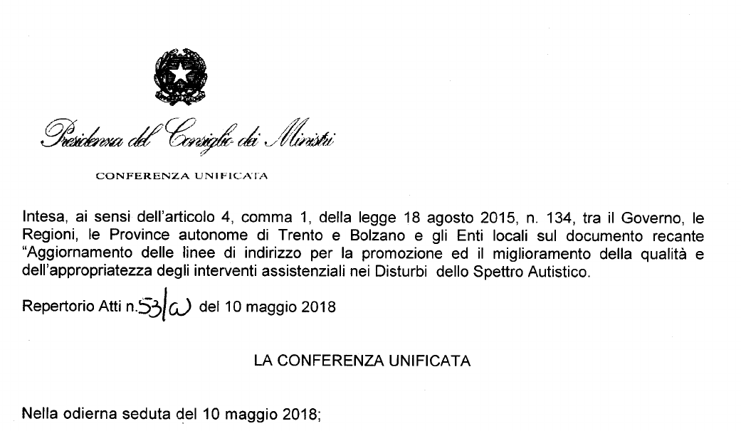 Linee Di Indirizzo 2018 – ANGSA Associazione Nazionale Genitori PerSone ...